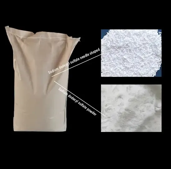 Matérias-primas de produtos de detergentes químicos diários SLS/SLES/Aos/AES/HPMC/HEC